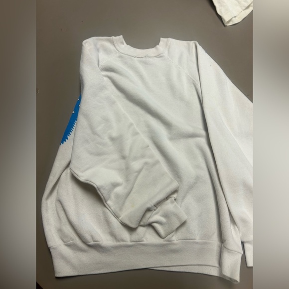 Ugly Christmas Sweater Vintage Holiday Party Duck Made USA L 80s 9 warner bros - Picture 5 of 9